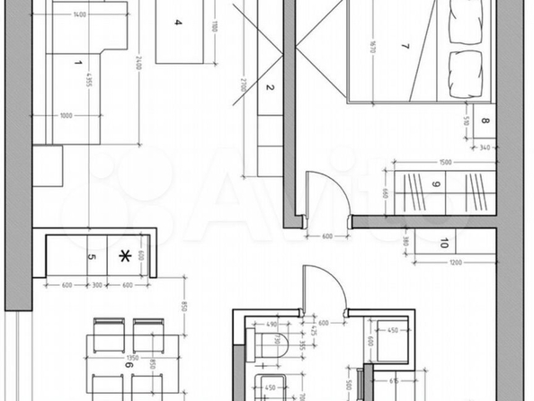
  Продается 2-комн. квартира, 53.4 м², Ясная ул, д. 9
. Фото 18.