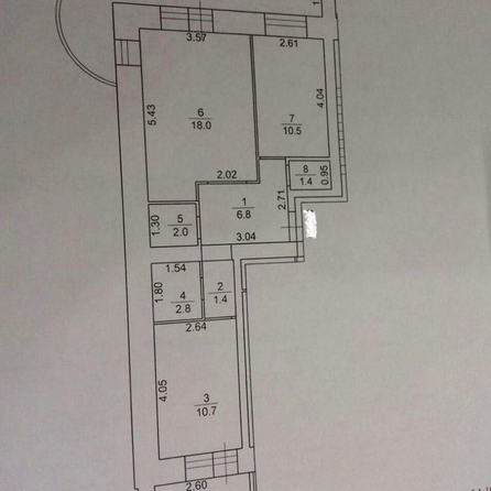 
  Продается 2-комн. квартира, 53.6 м², Дальне-Ключевская ул, д. 5
. Фото 1.