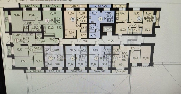 
  Продается 2-комн. квартира, 50.45 м², Петра Чайковского (Левобережный мкр.) ул, д. 1
. Фото 2.