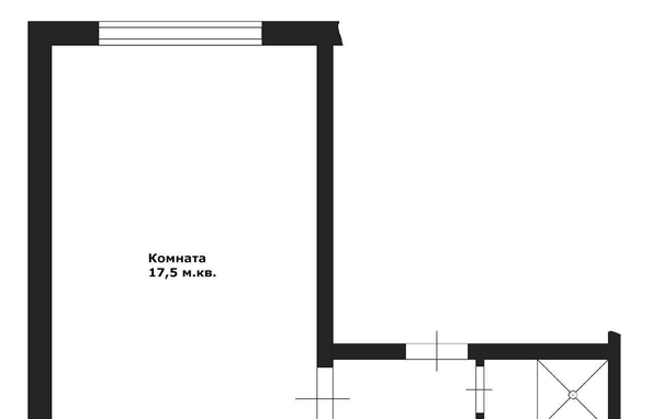 
   Продам 1-комнатную, 17.5 м², Карла Ильмера ул, 12

. Фото 1.