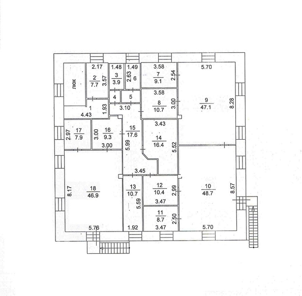 
   Продам помещение свободного назначения, 612.6 м², Мичурина ул, 83а

. Фото 11.