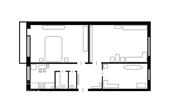 
   Продам 3-комнатную, 61.8 м², Ивана Черных ул, 97/2

. Фото 14.