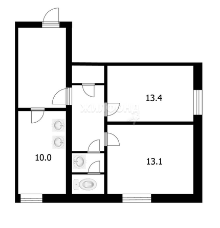 
   Продам 2-комнатную, 40 м², Железнодорожная ул, 62

. Фото 9.