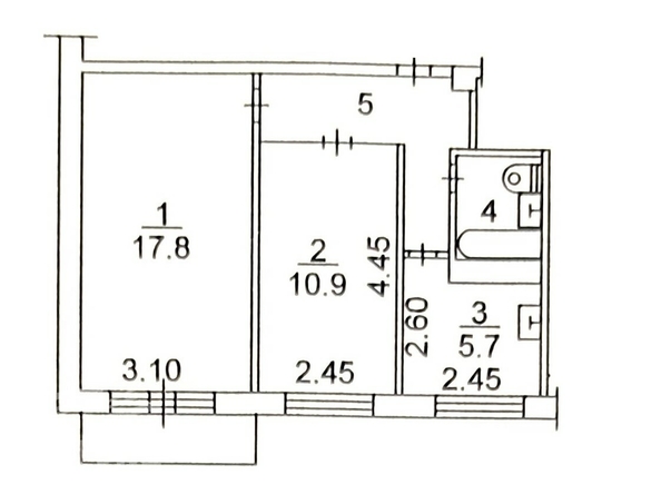 
   Продам 2-комнатную, 43.6 м², Бела Куна ул, 30

. Фото 16.