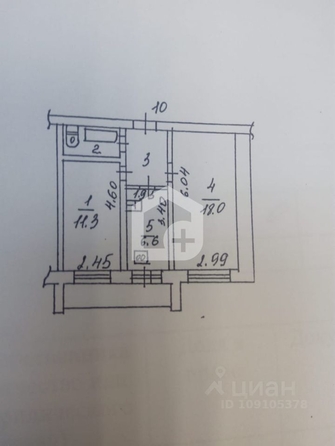 
   Продам 2-комнатную, 44 м², Елизаровых ул, 17/1

. Фото 1.