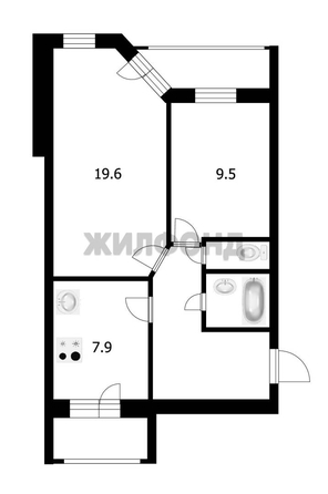 
   Продам 2-комнатную, 51.7 м², Советская ул, 70

. Фото 8.