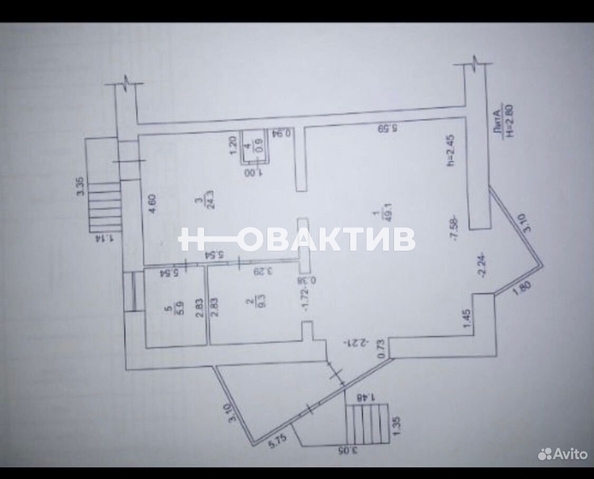 
  Продается торговая площадь, 89.5 м², 2-й мкр, д. 205
. Фото 2.