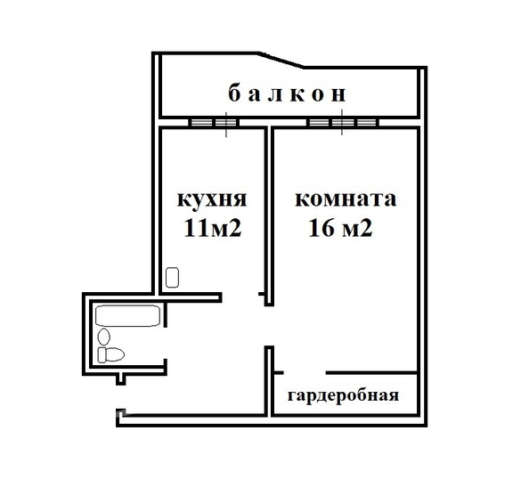 
  Продается 1-комн. квартира, 41.2 м², Якимовича ул, д. 2
. Фото 4.