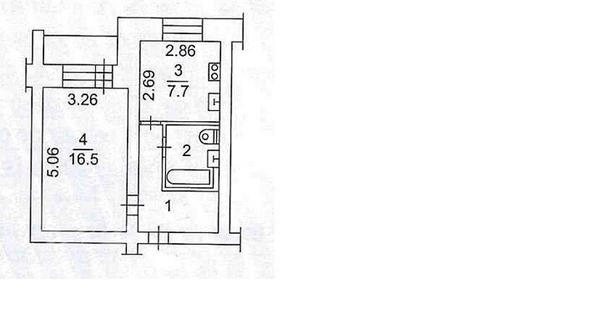 
  Продается 1-комн. квартира, 33.8 м², Ново-Станционный пер, д. 21
. Фото 2.