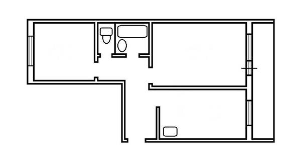 
  Сдается 2-комн. квартира, 52.9 м², Мира пр-кт, д. 72/2
. Фото 2.