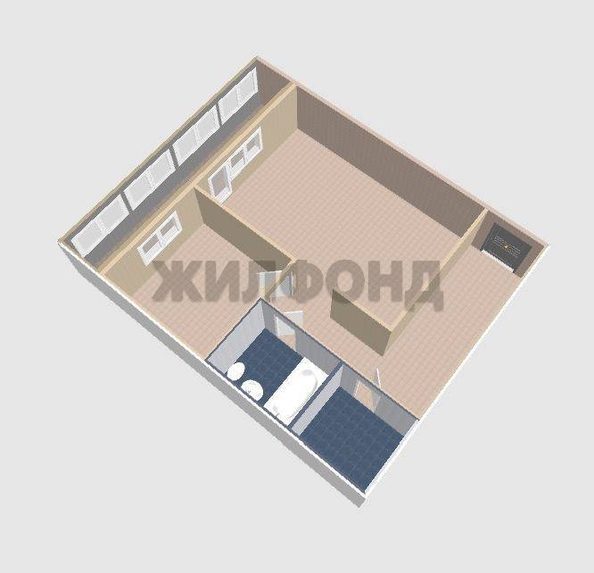 
  Продается 1-комн. квартира, 29.5 м², Обручева ул, д. 12в
. Фото 12.