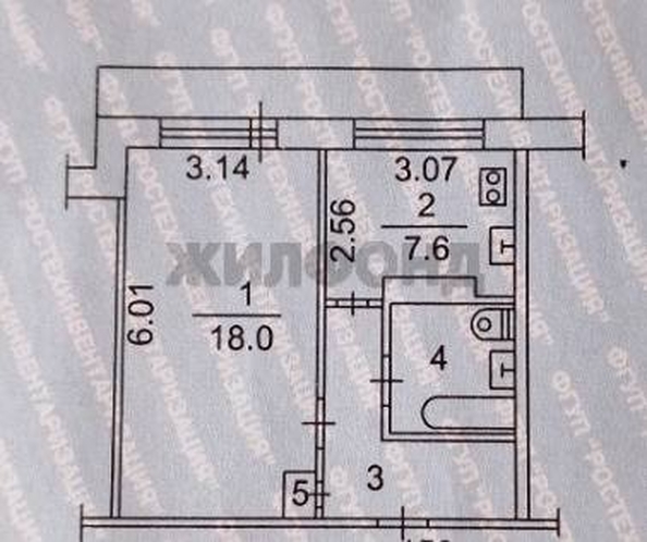 
  Продается 1-комн. квартира, 36.6 м², Междугородная ул, д. 20
. Фото 19.
