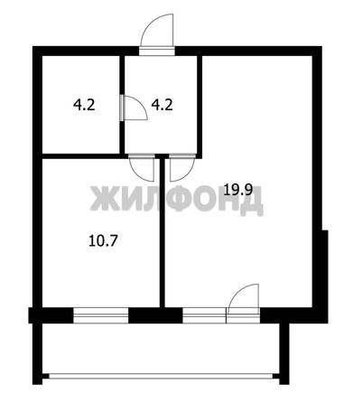 
  Продается 1-комн. квартира, 45 м², Никитина ул, д. 76
. Фото 25.