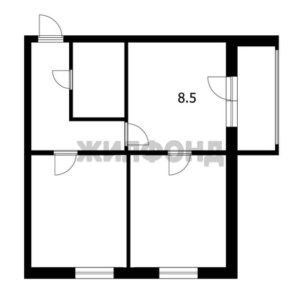 
  Продается 2-комн. квартира, 35.1 м², Богдана Хмельницкого ул, д. 8
. Фото 16.