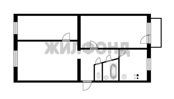 
  Продается 3-комн. квартира, 60 м², Сакко пер, д. 9
. Фото 6.