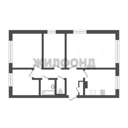 
  Продается 4-комн. квартира, 70.4 м², Сибирская ул, д. 102/3
. Фото 14.