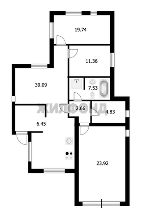 
  Продается дом, 116 м², деревня Барабинка
. Фото 6.