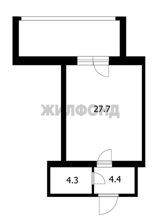 
  Продается студия 45 м². Фото 6.