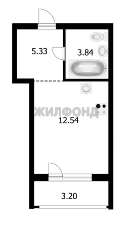 
  Продается студия 27.5 м². Фото 2.
