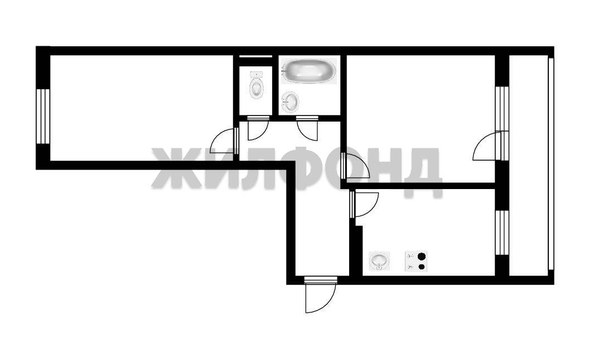 
  Продается 2-комн. квартира 53.2 м². Фото 12.