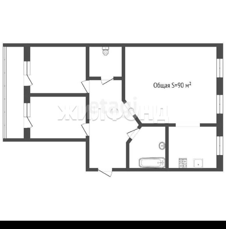 
  Продается 3-комн. квартира 90 м². Фото 22.