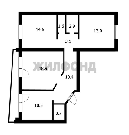 
  Продается 3-комн. квартира 80 м², в ЖК Матросова, дом 3. Фото 20.