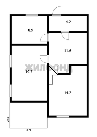 
  Продается дом 58.6 м². Фото 11.