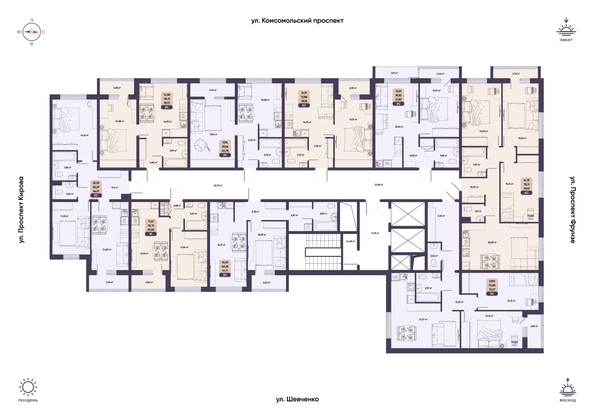 
  Продается 3-комн. квартира 72.27 м², в ЖК Парапарк, 2 очередь, дом 1. Фото 20.