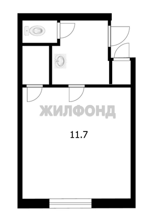 
  Продается 1-комн. квартира 18.7 м². Фото 12.