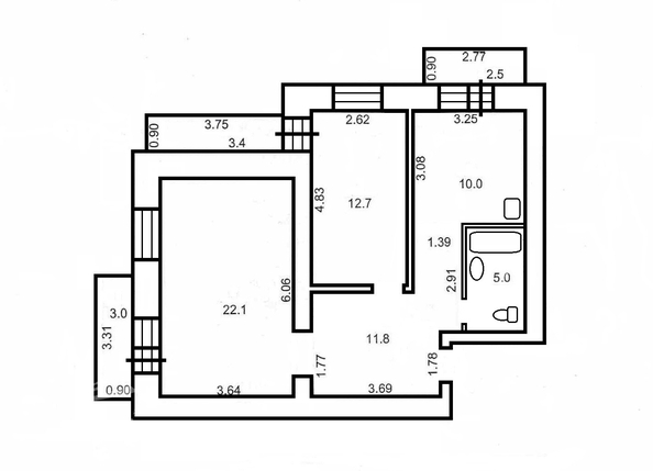 
  Продается 2-комн. квартира 63.1 м². Фото 11.