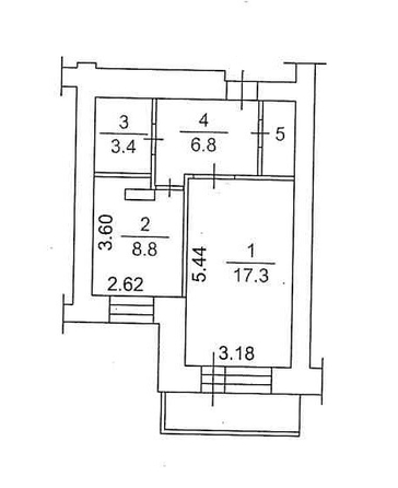
  Сдается 1-комн. квартира 38.4 м². Фото 11.