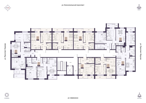 
  Продается 1-комн. квартира 34.65 м², в ЖК Парапарк, 2 очередь, дом 1. Фото 21.