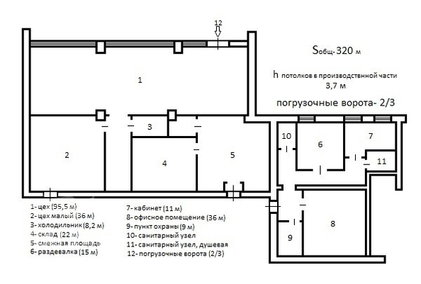 
  Продается универсальное помещение 320 м². Фото 3.
