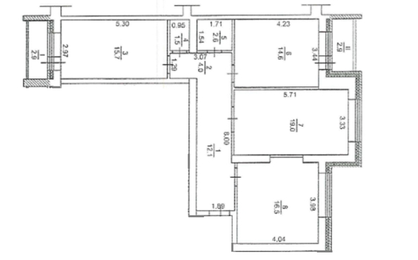 
  Продается 3-комн. квартира 86 м². Фото 2.