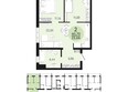 Новый парк, дом 3: Планировка 2-комн 60,7 м²