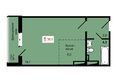 КБС. Берег, дом 7 строение 1: Планировка 1-комн 35 м²