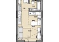 Звездный: Планировка Студия 32,9, 33,2 м²