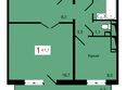 КБС. Берег, дом 7 строение 2: Планировка 1-комн 41,7 м²