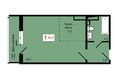 КБС. Берег, дом 7 строение 1: Планировка 1-комн 34,2 м²