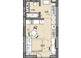 Звездный: Планировка Студия 31,8 м²