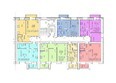 Радужный, Анатолия дом 100: Планировка типового этажа, 1 б/с