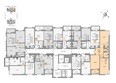 Мирный, корпус 2: Типовой план этажа