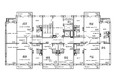 Нанжуль-Солнечный, дом 7: План Типовой этаж, секция 9 этажа