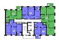 Тихие зори, дом Панорама корпус 2: Типовой план этажа 3 подъезд