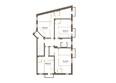 Южный берег, дом 18: Типовой план этажа 3 подъезд