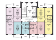 Династия, дом 901: Типовой план этажа