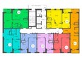 Енисейская Слобода, дом 4: Блок-секция 1. Планировка типового этажа