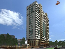 1-комнатная квартира, 45.59 м², 8/18 этаж