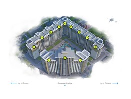 4-комнатная квартира, 113.4 м², 3/22 этаж