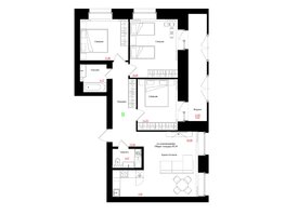 Продается 4-комнатная квартира ЖК Соцветие, дом 5.4, 90.34 м², 13008960 рублей